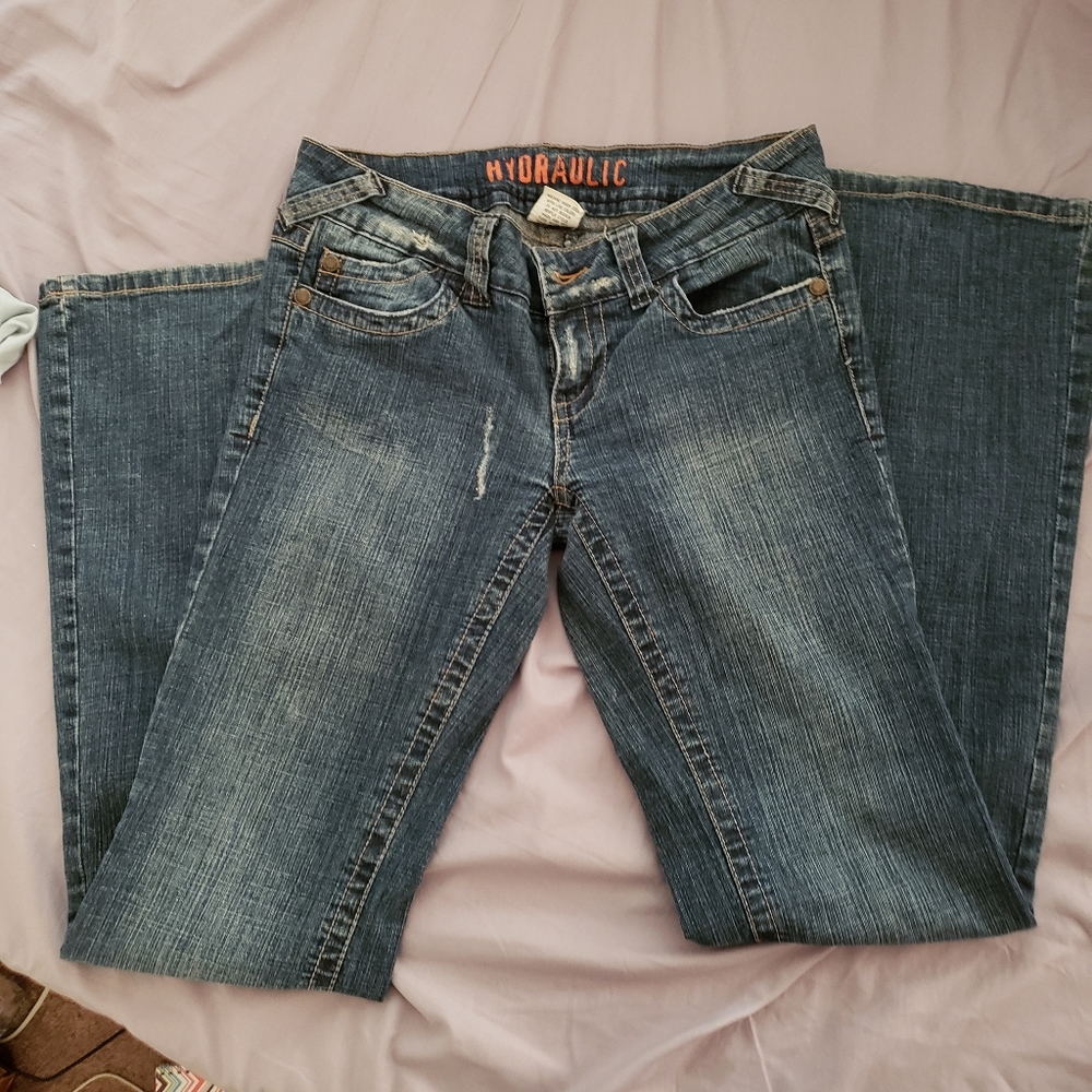 Hydraulic boot cut jeans size 7/8